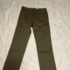 Banana Republic Olive Green Slim Fit Chinos